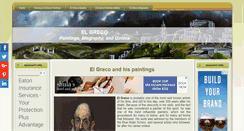 Desktop Screenshot of elgreco.net