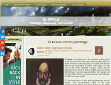 Tablet Screenshot of elgreco.net